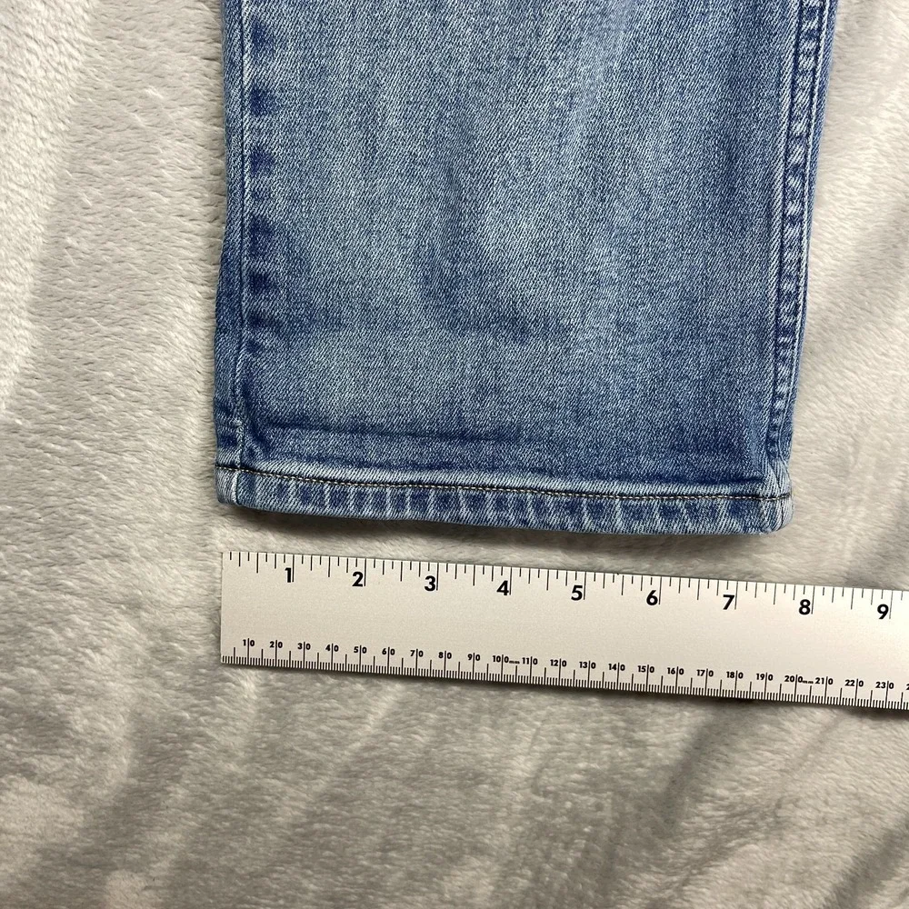 Calvin Klein Jeans Mens‎ 32x30 Blue Denim Light Wash Grunge Straight Leg CKJ 035